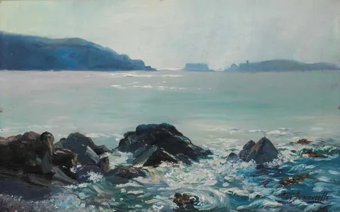 Edith Anna Somerville, SEASCAPE, signed lower right