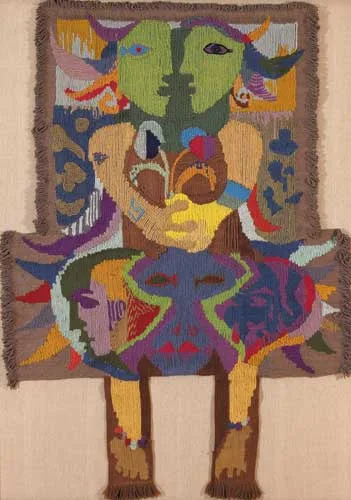 HANDS ACROSS THE BORDER by Gerard Dillon, with a letter of provenance from the artist's nephew on reverse, offered Apr 2006