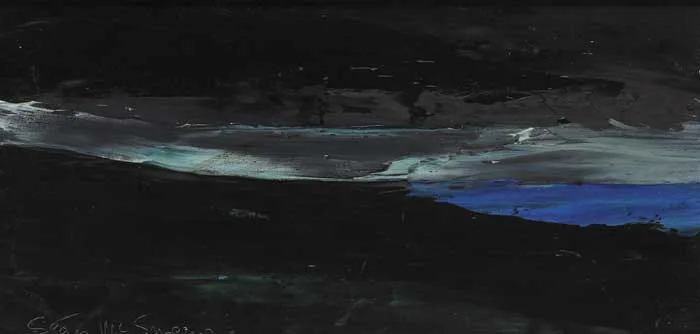 THE LAKE by Seán McSweeney, c.1969, signed lower left; inscribed and signed again on reverse, sold Apr 2006