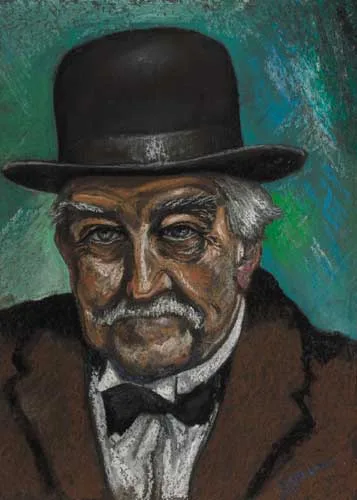 ABBEY THEATRE WORKER by Harry Kernoff, 1935, signed, dated and indistinctly inscribed lower right, sold Apr 2006