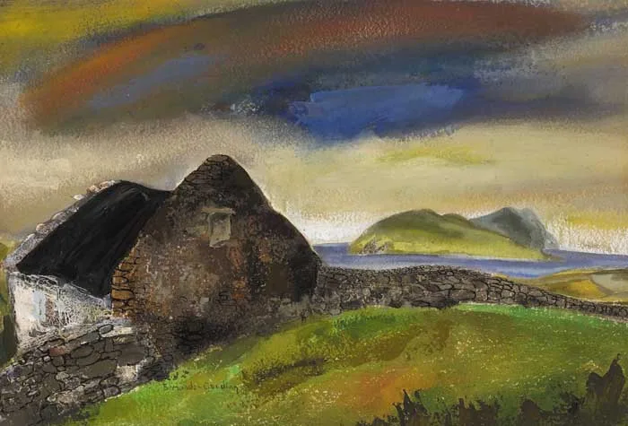 Maria Simonds-Gooding, DUNQUIN, COUNTY KERRY, watercolour, gouache, pastel, pen and ink