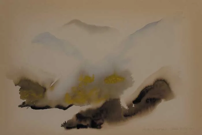 Patrick Hickey, ARCTIC FOREST LAND, watercolour on paper