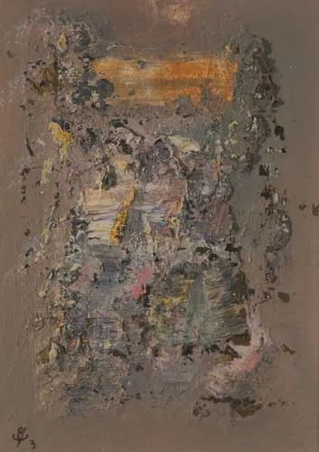 John Kingerlee, SUNSET, oil on board