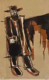 John Behan, MAN WITH HAT