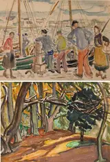 Olive Henry, UNLOADING BOATS QUAYSIDE