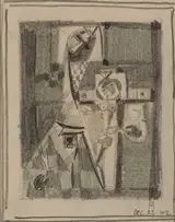 Colin Middleton, SORROWING MADONNA WITH CHRIST ON THE CROSS