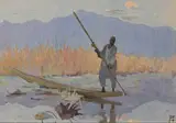 Eileen Murray, KASHMIRI FISHERMAN