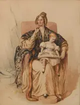 Robert Richard Scanlan, MOTHER AND CHILD