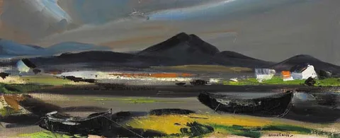 Kenneth Webb, MOUNT CASHEL, CONNEMARA, oil on canvas