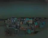 Eric Patton, LANDSCAPE WITH BUILDINGS