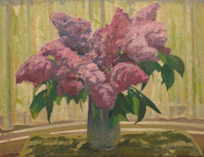LILAC by Patrick Leonard, oil on canvas, sold Feb 2006