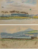 Patrick Leonard, SHIPPING OFF DOLLYMOUNT, 1953 (A PAIR)
