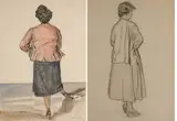 Patrick Leonard, WOMAN IN WAISTED JACKET, 1950 and WOMAN IN COAT (A PAIR)