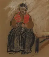 Nano Reid, SEATED PEASANT WOMAN