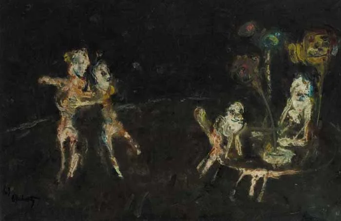 CUBAN CRISIS by David O'Doherty, 1961, oil on canvas, sold Feb 2006