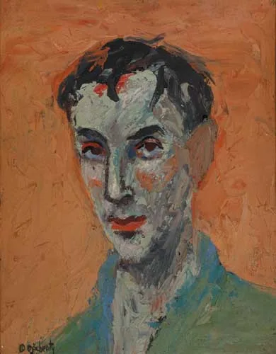 David O'Doherty, SELF-PORTRAIT, circa 1960, oil on board