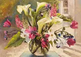 Geraldine O'Brien, EASTER LILLIES AND TULIPS