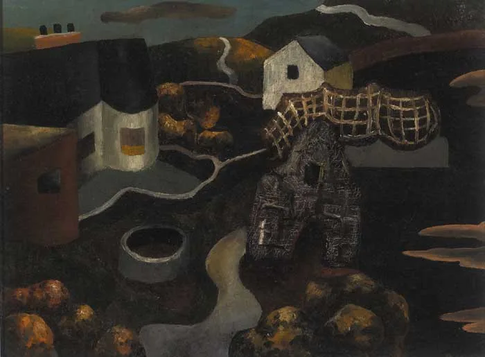 RUIN, ARDMORE by David Hone, oil on canvas, sold Nov 2005