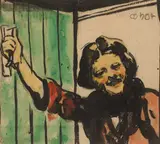 William Conor, WOMAN BY A GREEN DOOR