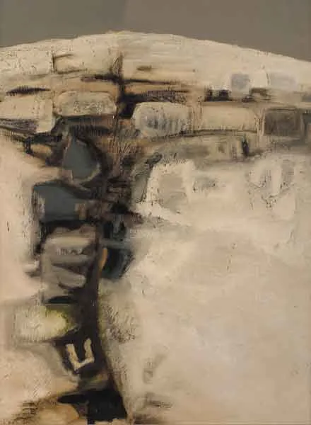 SNOW SCENE by Arthur Armstrong, oil on board, offered Nov 2005
