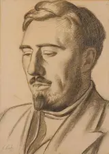 John Luke, PORTRAIT OF CHARLES HARVEY, ARTIST
