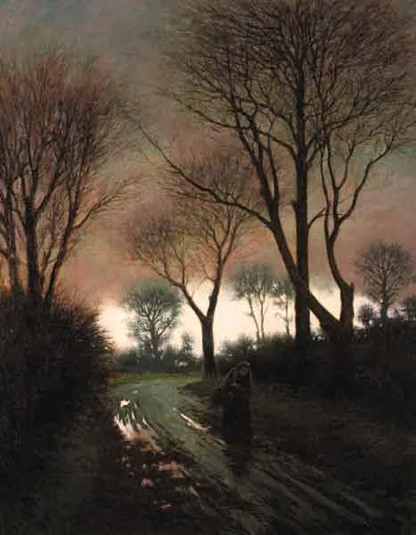 Joseph Malachy Kavanagh, BETWEEN THE AUTUMN AND THE SPRING, oil on canvas