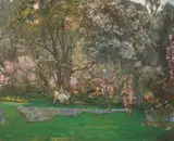 Sir John Lavery, SPRING IN A RIVIERA GARDEN