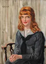 William Conor, PORTRAIT OF A LITTLE GIRL