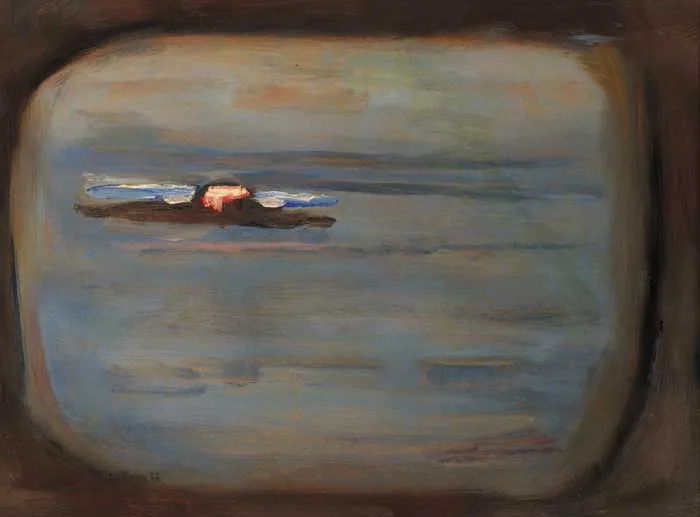 DALKEY ISLAND by Patrick Collins, oil on board, offered Nov 2005