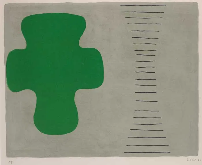 ODEON SUITE II by William Scott, lithograph (artist's proof set aside from an edition of 75), sold Nov 2005