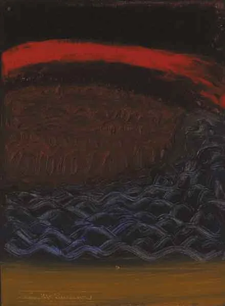 ISLAND TREES by Seán McSweeney, oil on board, sold Nov 2005