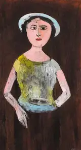 Stella Steyn, GIRL WITH BLACK HAIR