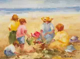Elizabeth Brophy, AT THE SEASIDE
