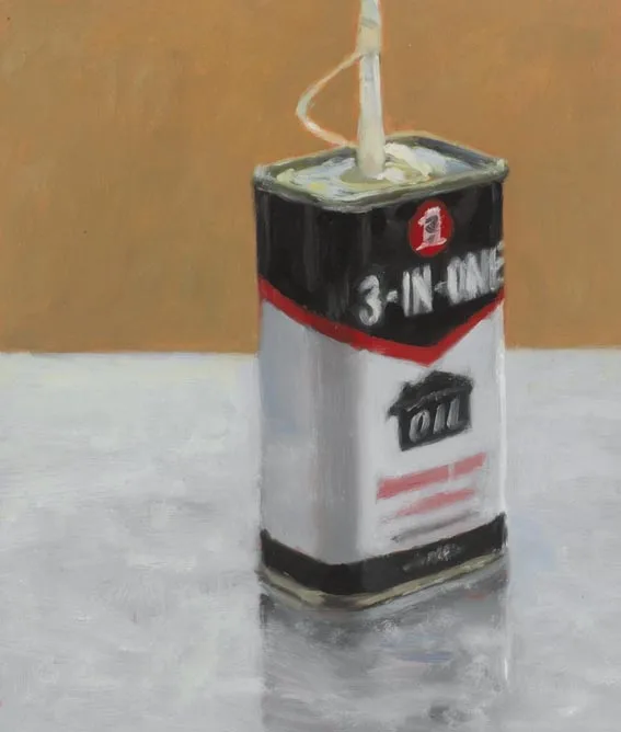 THREE IN ONE OIL by Blaise Smith, oil on panel, sold Jun 2005