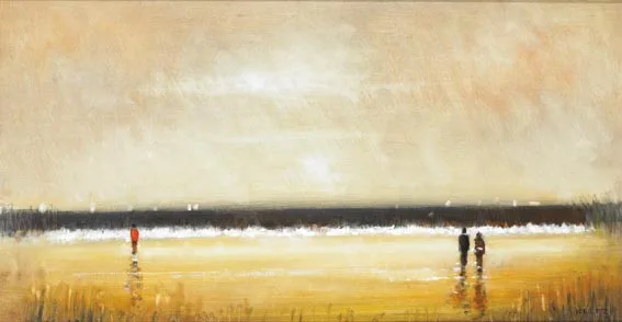 DOLLYMOUNT STRAND by Anthony Robert Klitz, oil on board, sold Jun 2005