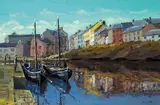 Ivan Sutton, ROUNDSTONE VILLAGE AND HARBOUR, COUNTY GALWAY