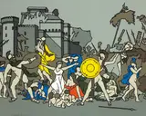 Robert Ballagh, THE RAPE OF THE SABINES, AFTER DAVID