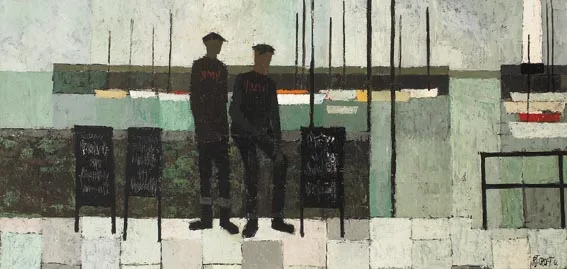 Richard John Croft, DONAGHADEE, COUNTY DOWN, oil on board
