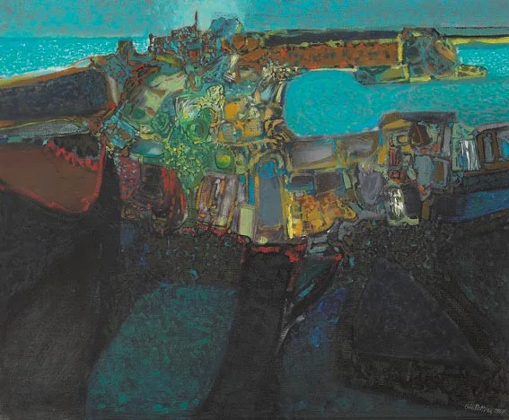 HEADLAND by Eric Patton, oil on canvas, sold Jun 2005