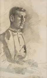 Edith Anna Somerville, MALE PIANIST IN EVENING DRESS