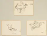 Edith Anna Somerville, A PONYTRAP MISHAP (SERIES OF THREE SKETCHES)