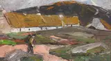 Marjorie Henry, THATCHED COTTAGES IN THE WEST OF IRELAND (A PAIR)