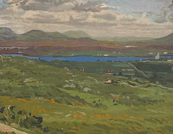 Patric Stevenson, AN CEARRA RUA, oil on panel