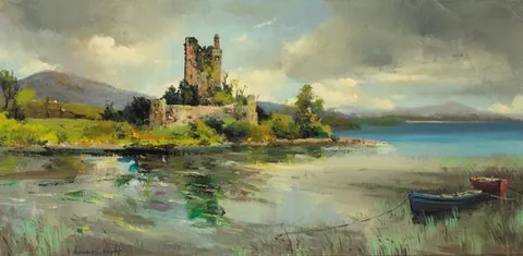 Kenneth Webb, ROSS CASTLE, KILLARNEY, oil on canvas