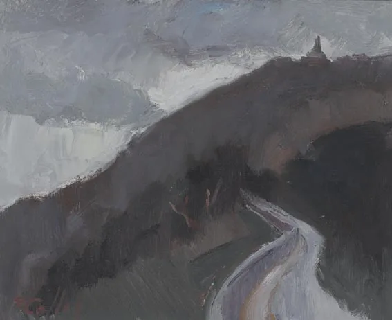 KILLINEY HILL by Peter Collis, oil on board, sold Jun 2005
