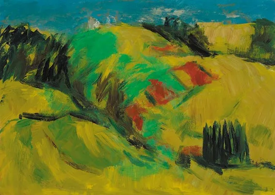 SERREVALE by Nancy Wynne-Jones, acrylic on board, offered Jun 2005