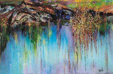 Kenneth Webb, REFLECTIONS, oil on canvas