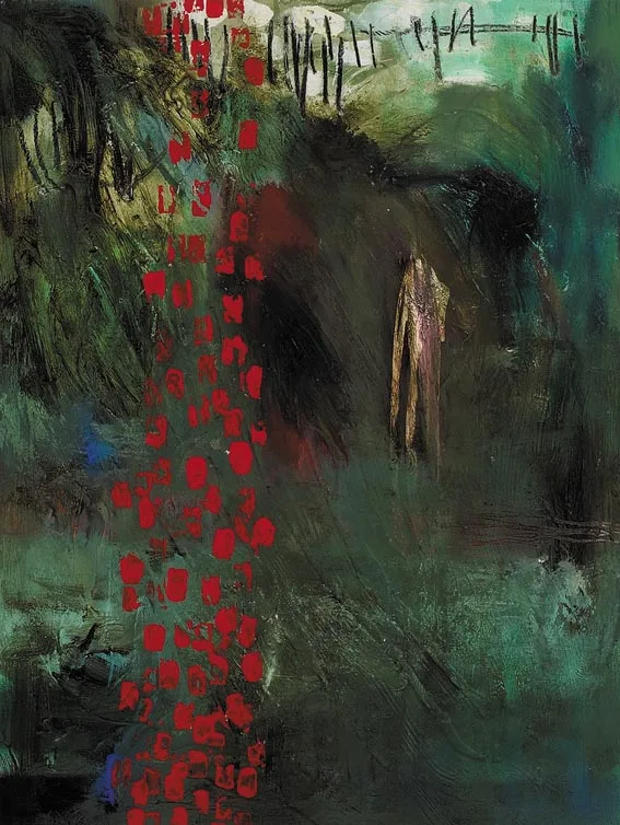 Eamonn O'Boyle, MEADOWS II, mixed media on board