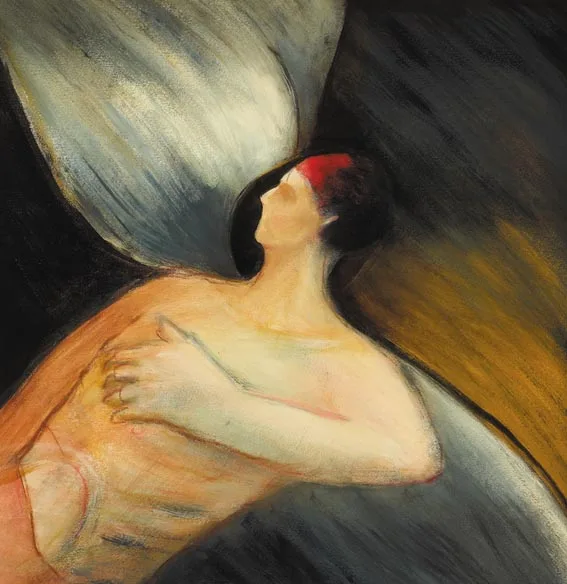 John Kelly, ICARUS, gouache and pastel