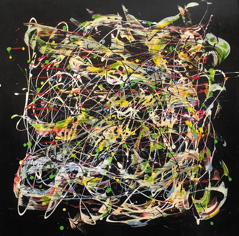 Kevin Sharkey, THE FUNNY FARM, acrylic on canvas